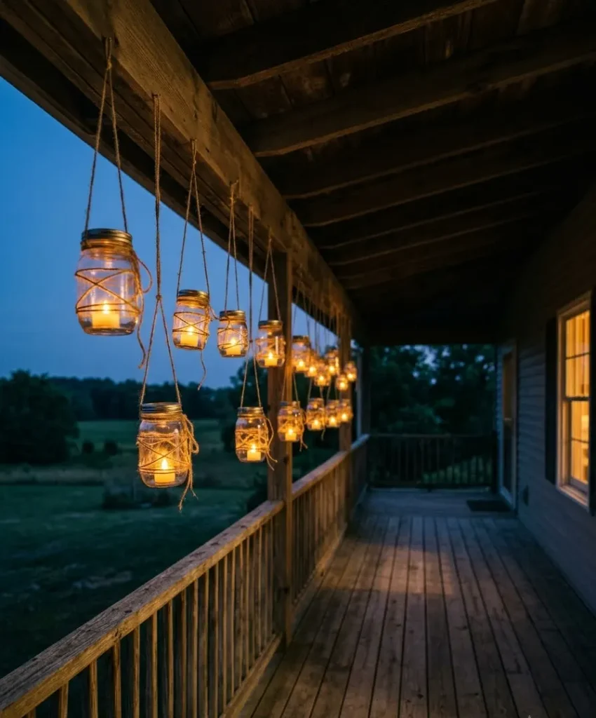 Mason jar lanterns