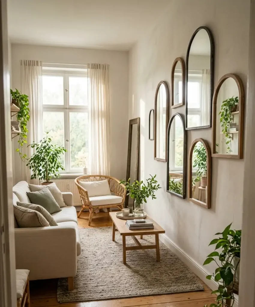 Mirror wall