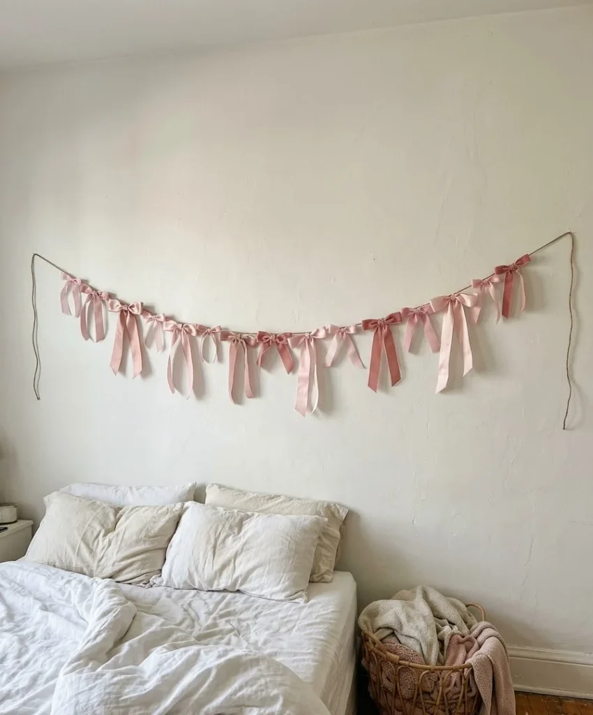 Mirror with a wreath