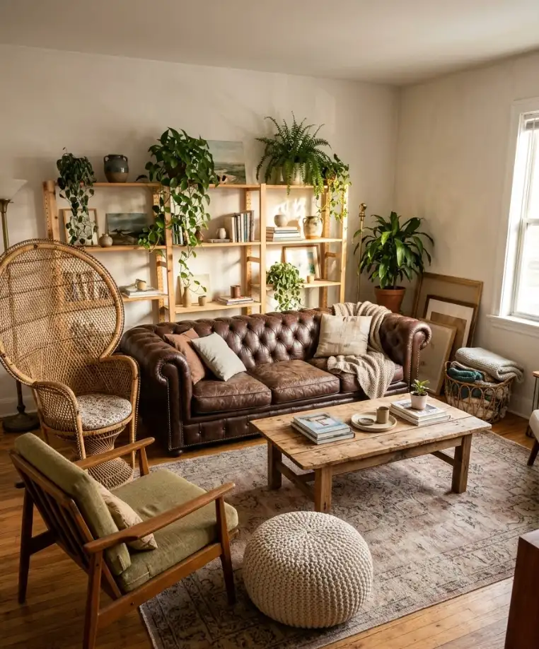 Mix furniture and materials