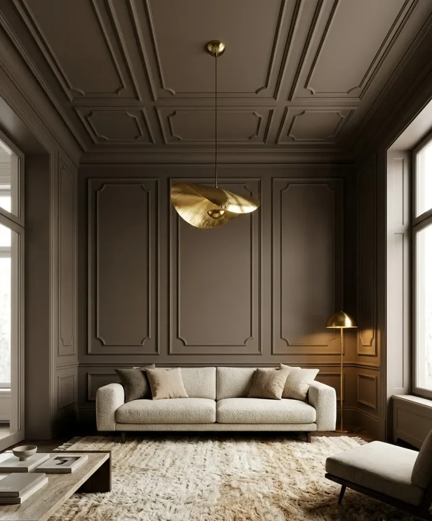 Molding that wraps onto the ceiling