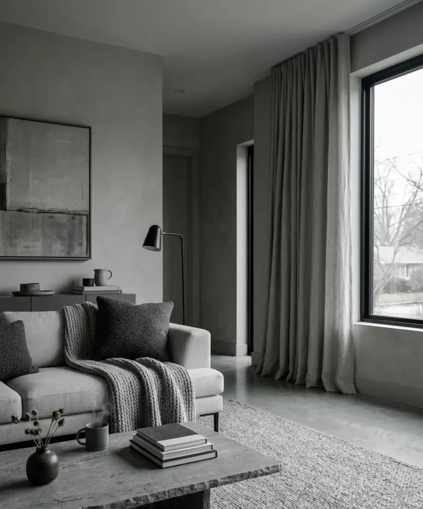 Monochrome gray layers
