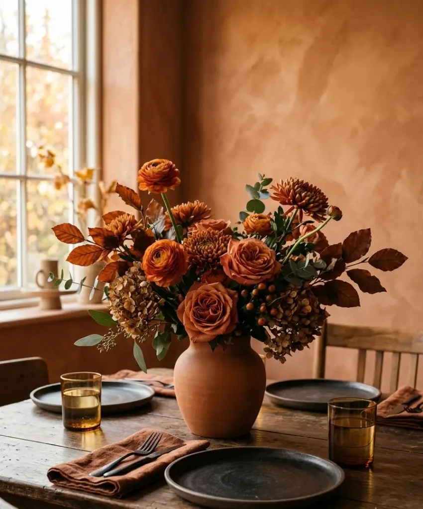 Monochrome rust arrangement