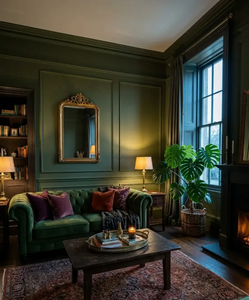 Moody jewel tones