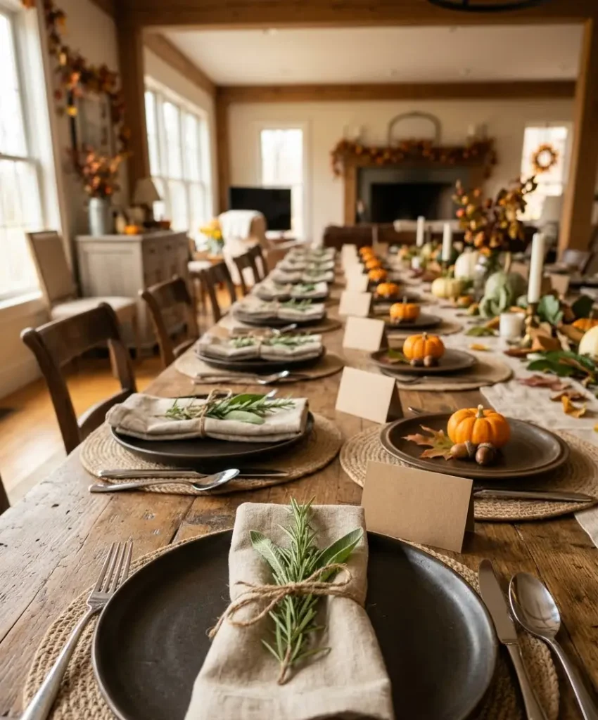 Napkin folds and details