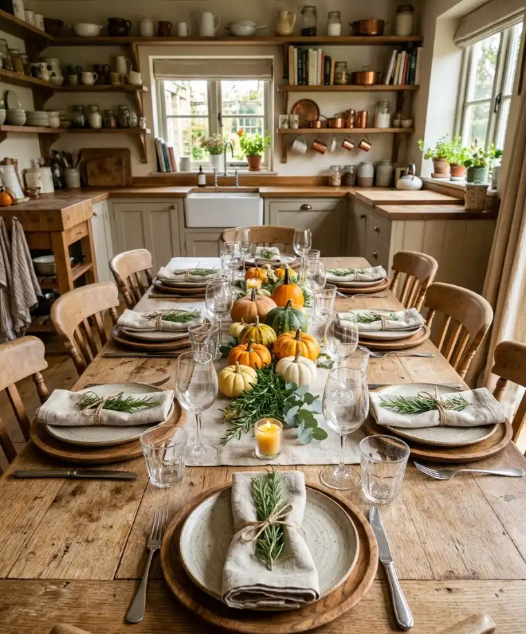 Napkin rings from the yard