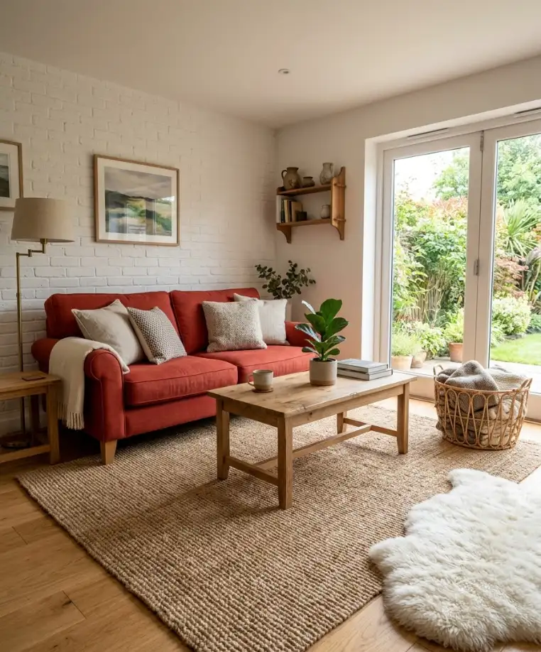 Natural jute rug