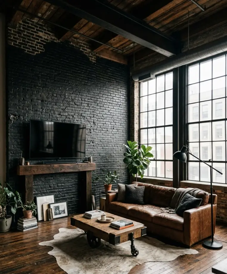 Painted brick