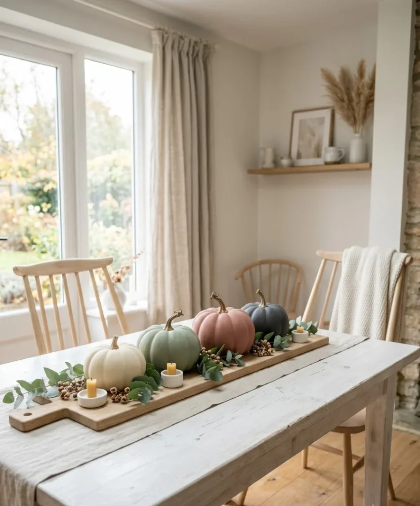  Painted pumpkin cluster