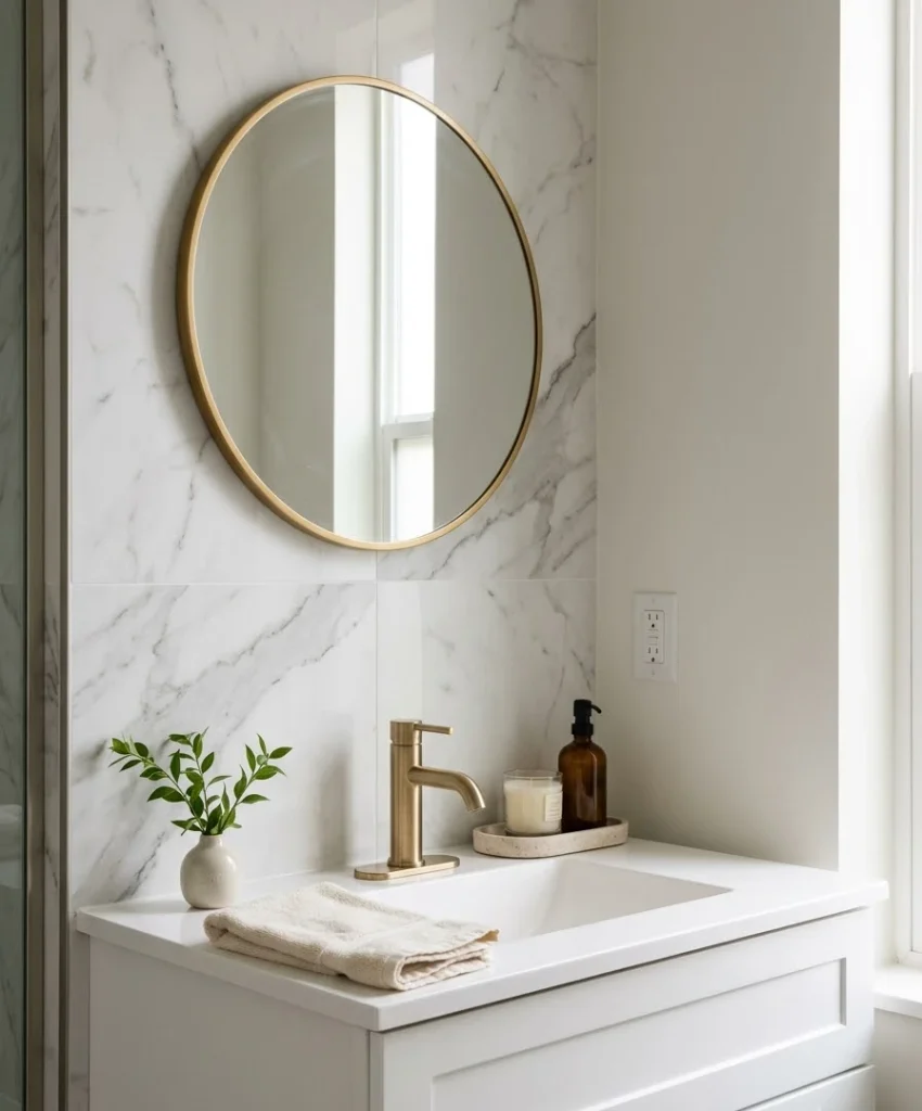 Peel-and-stick marble