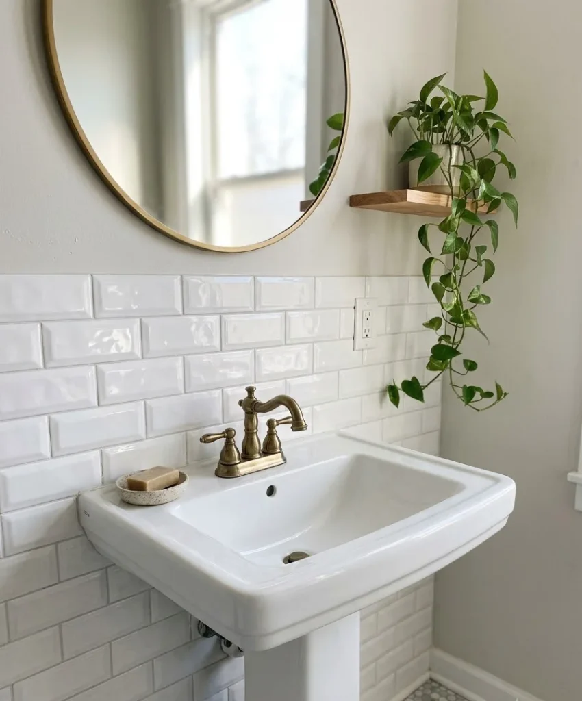 Peel-and-stick wall tile