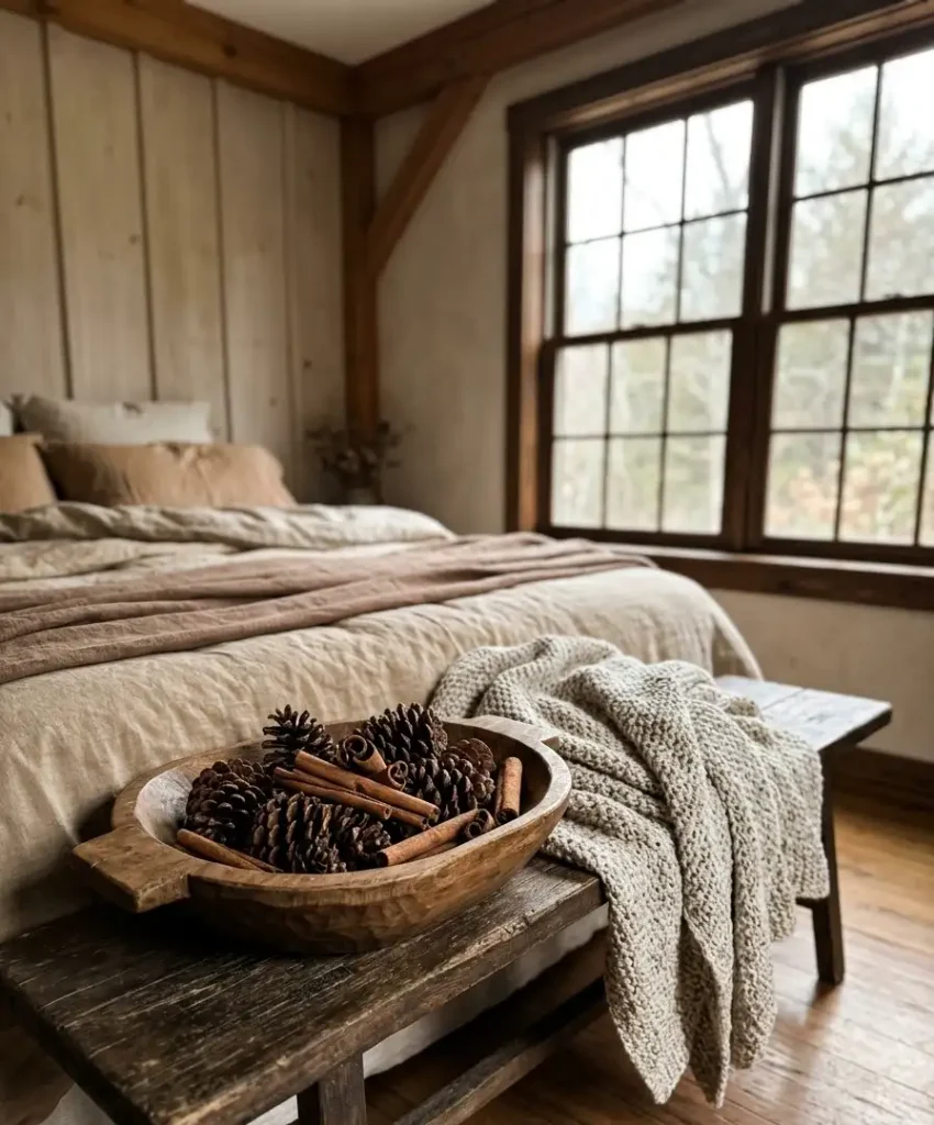 Pinecones in a bowl