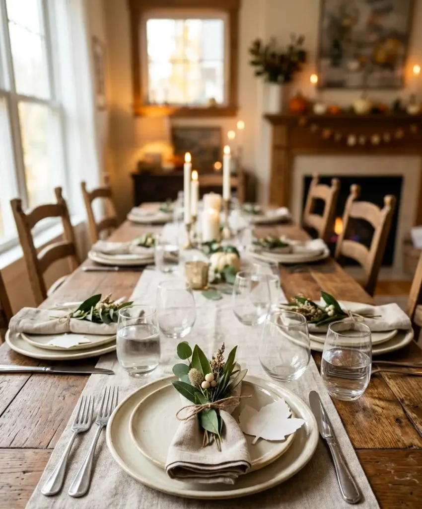 Place settings and small details