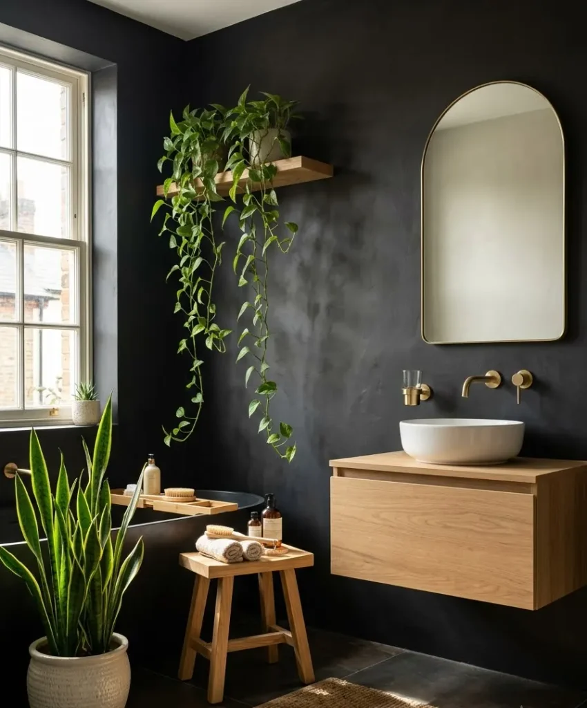 Plants and warm contrast