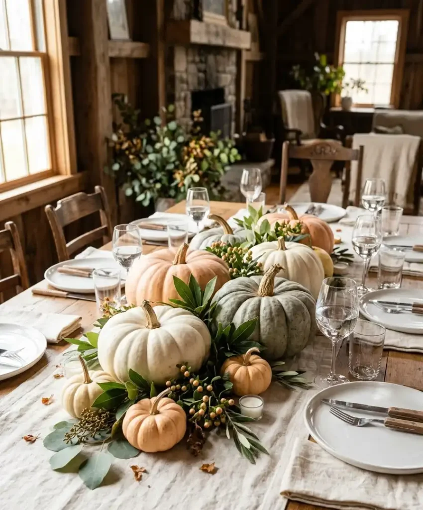 Pumpkin and gourd cluster
