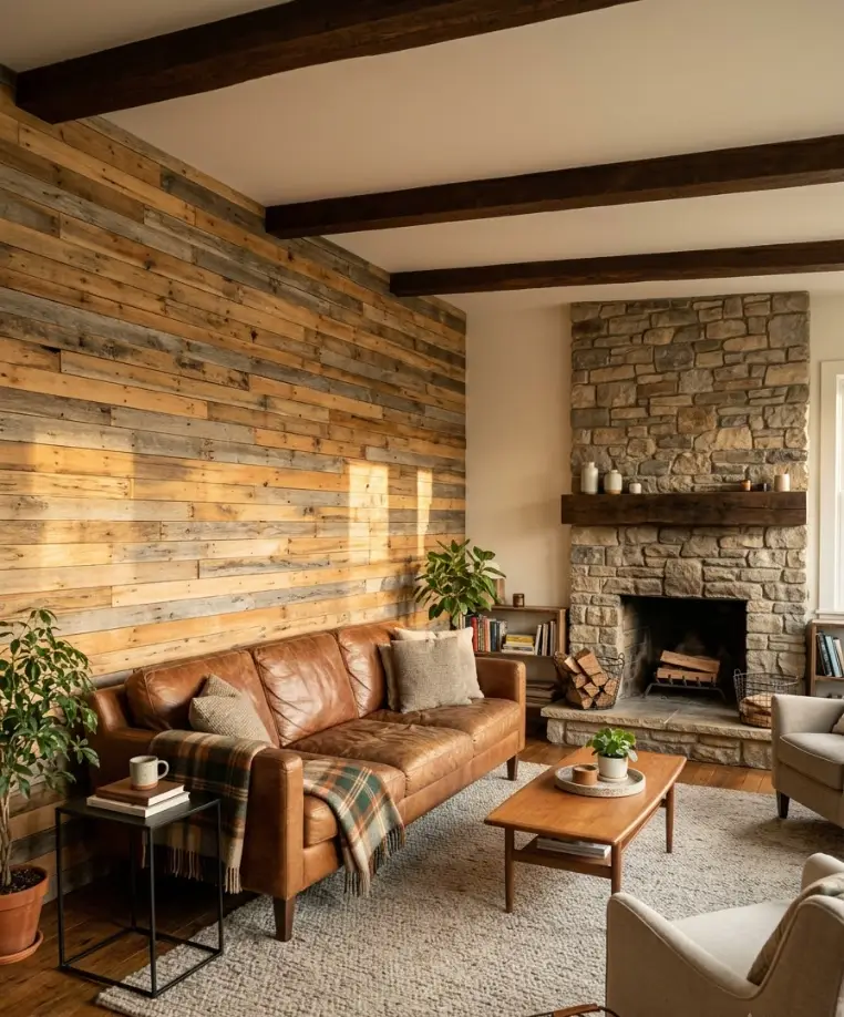 Reclaimed pallet wood