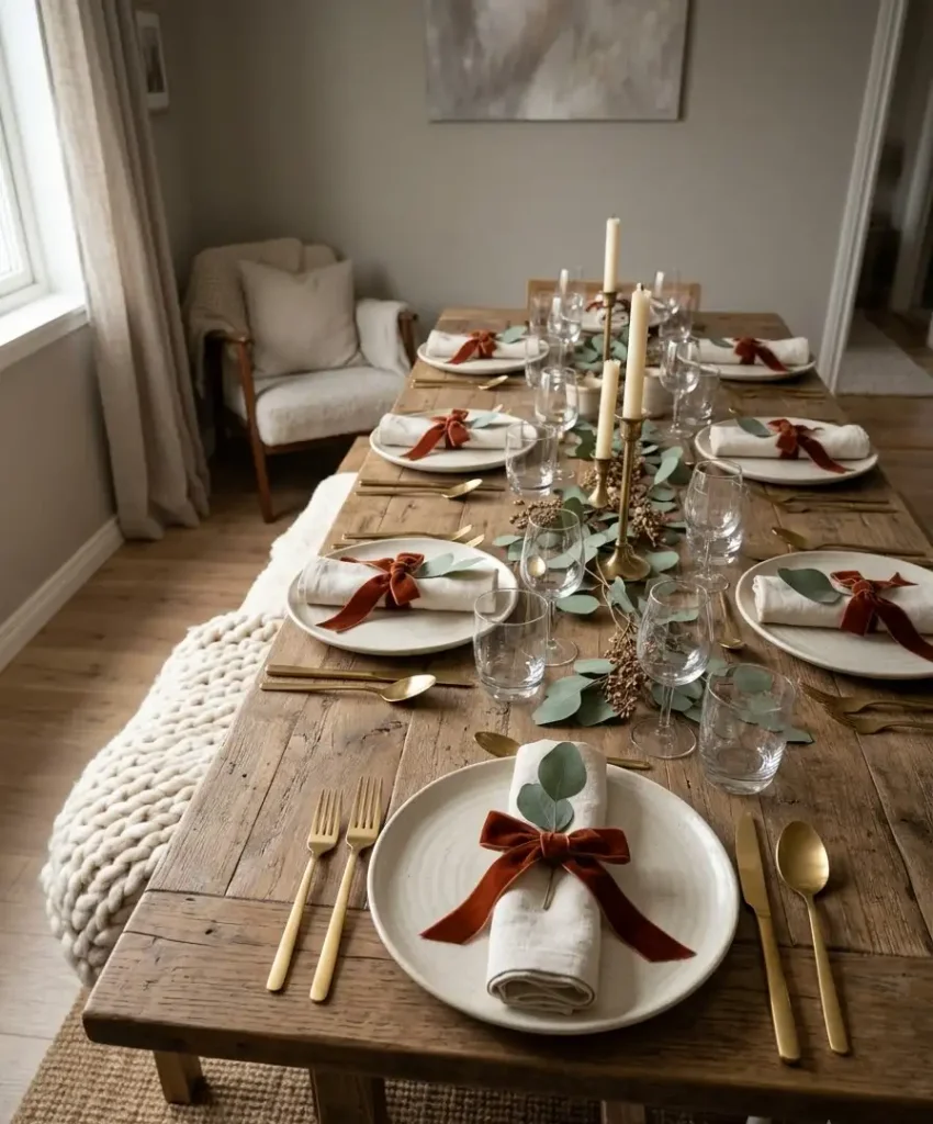 Ribbon napkin rings