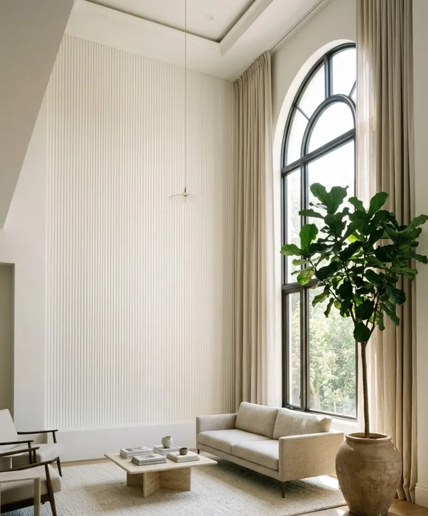 Rooms with high ceilings