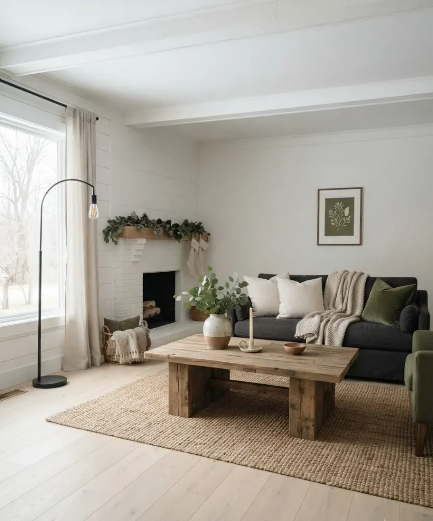 rustic modern Christmas