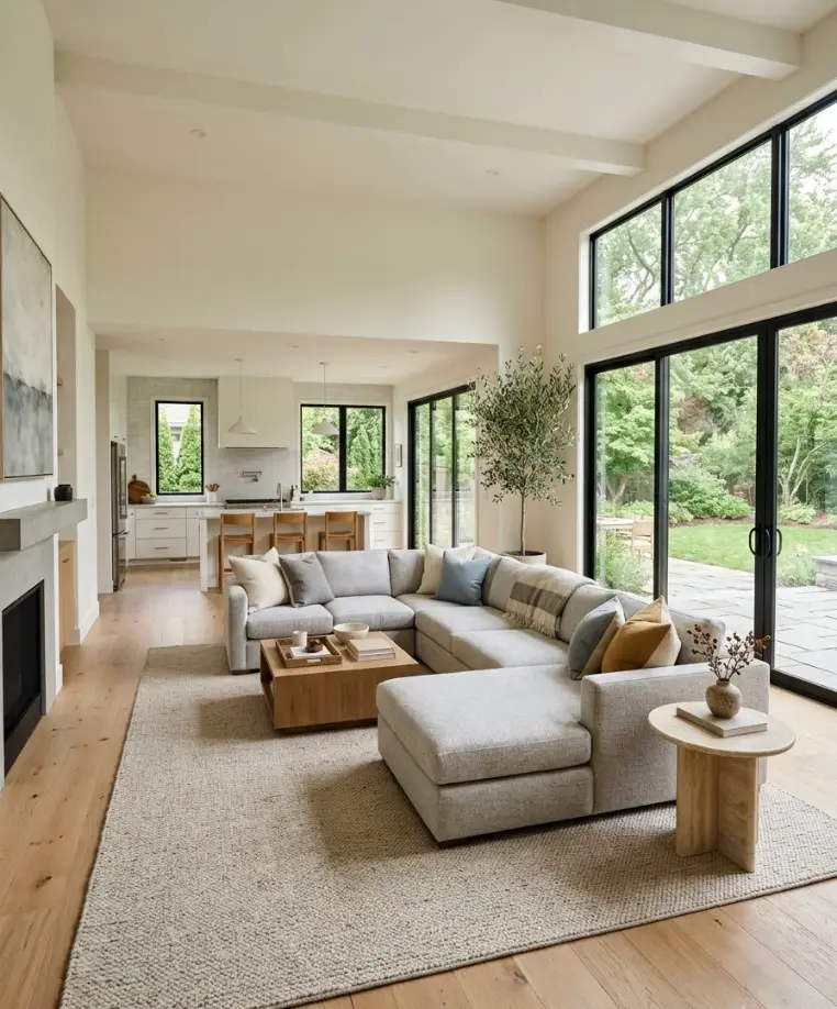 Sectional with a chaise