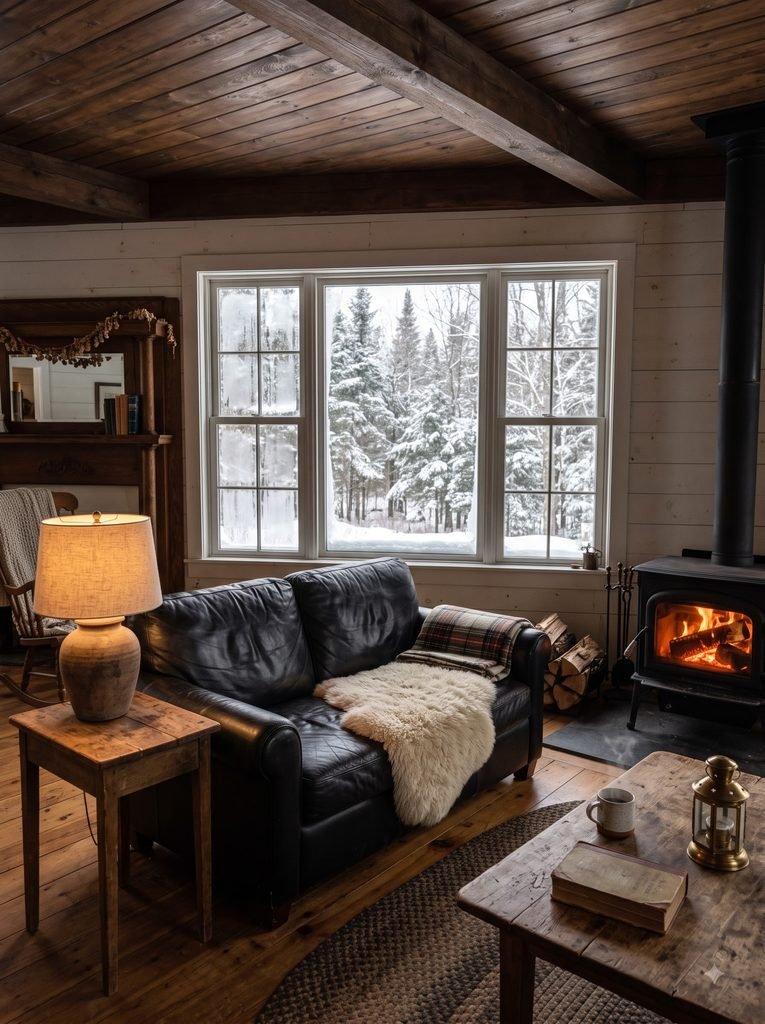 Sheepskin on the seat corner