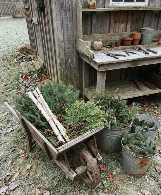Shop your yard and garage first