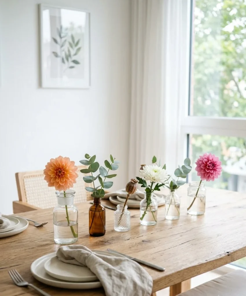 Single stem bud vases