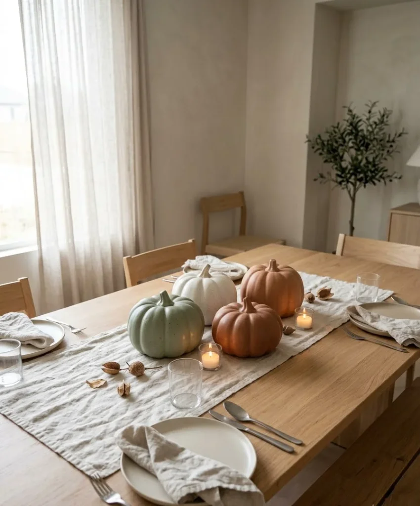 Statement ceramic pumpkins