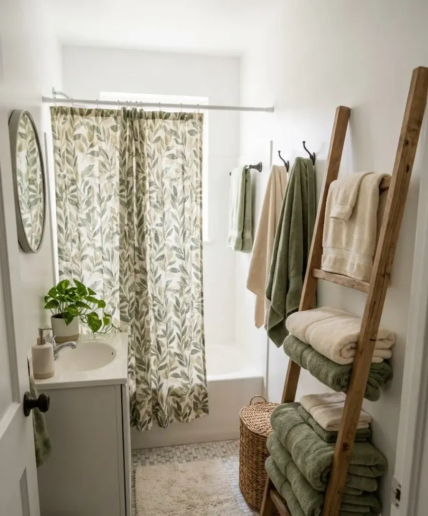 Stick to two towel colors