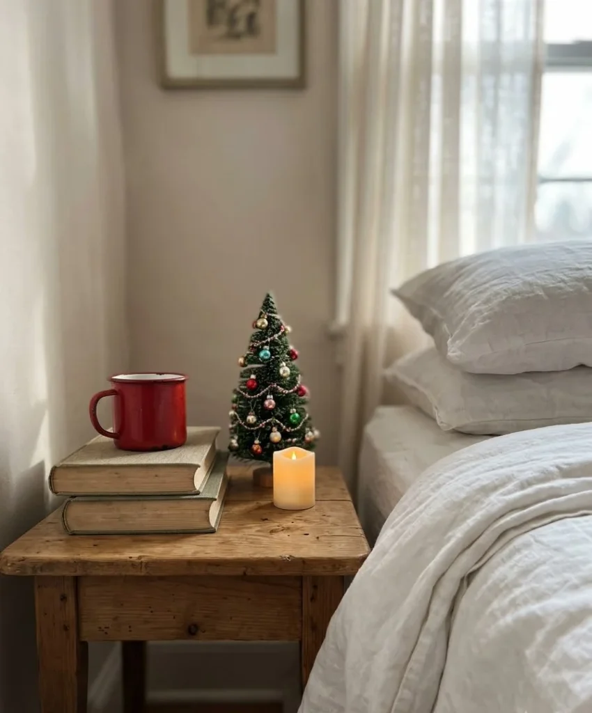 Style a nightstand mini scene