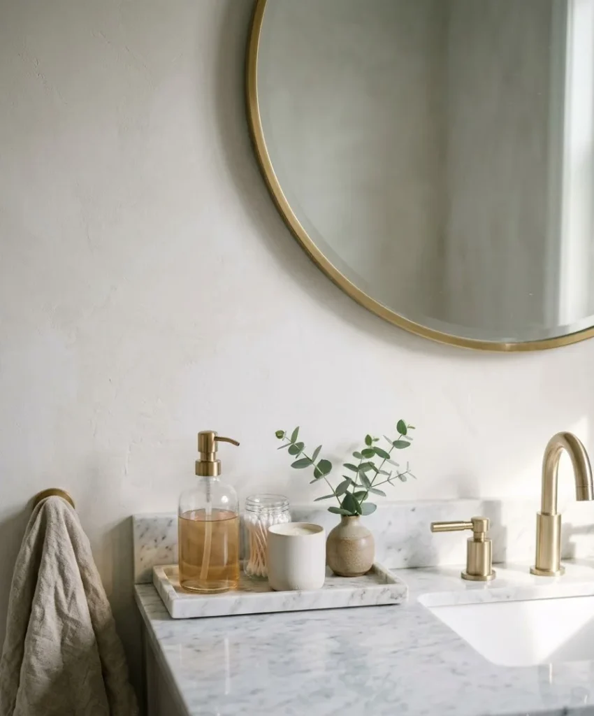 Style a small vanity tray