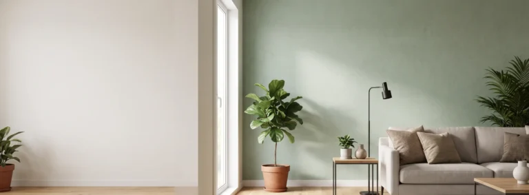 Subtle Accent Wall Living