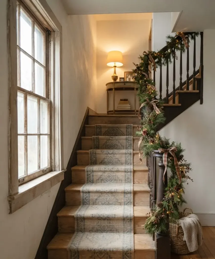 The slim, rail-hugging garland