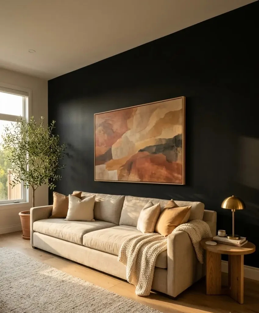 The sofa wall