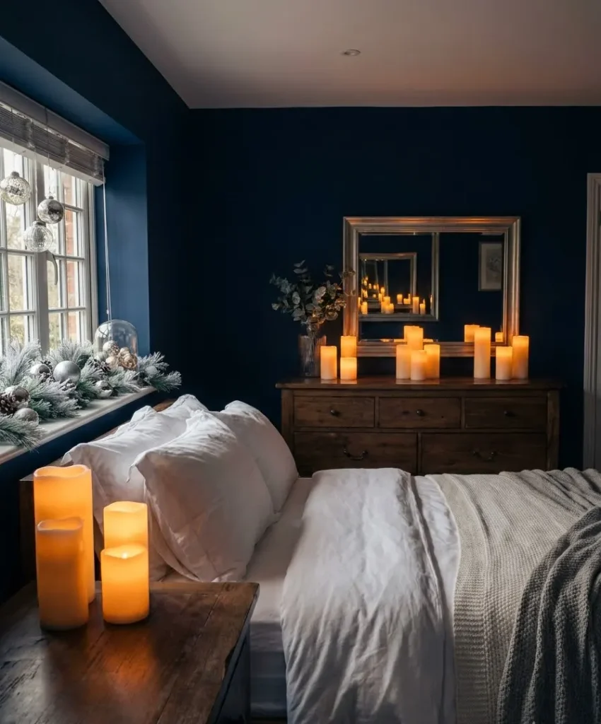 Use battery candles instead of real flames