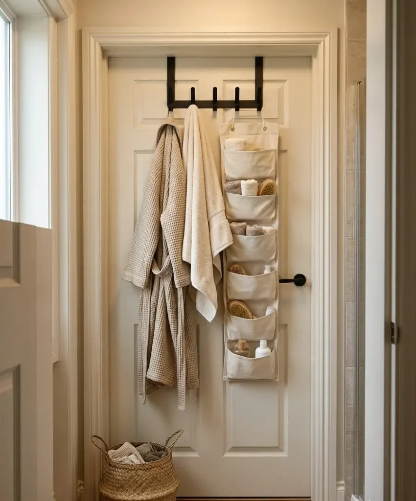 Use the back of the door