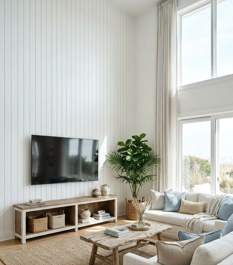 Vertical shiplap for height