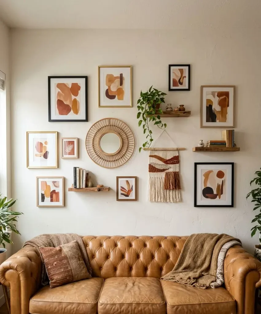 Wall art and gallery wall