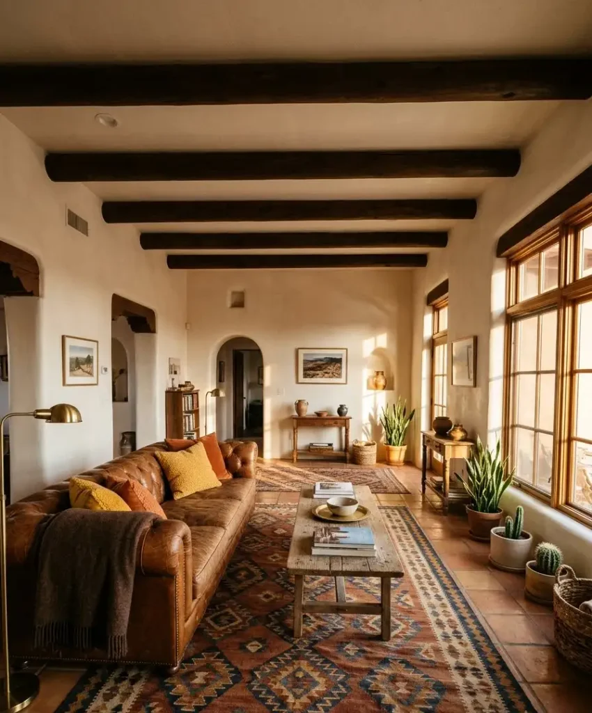 Warm earth tones