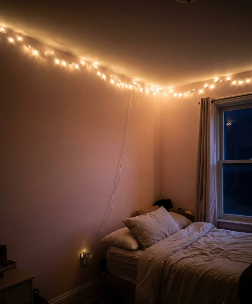 Warm white fairy lights