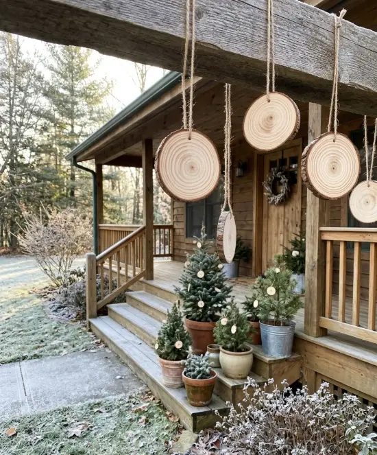 Wood slice ornaments