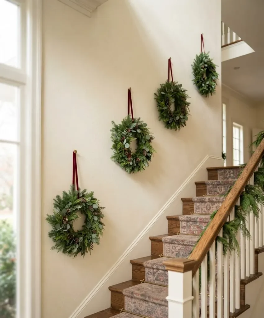 Wreaths on the wall