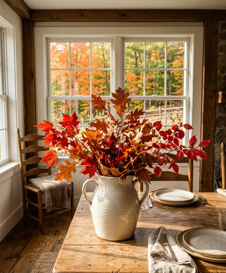 Yard branches in a pitcher