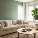 27 accent wall green