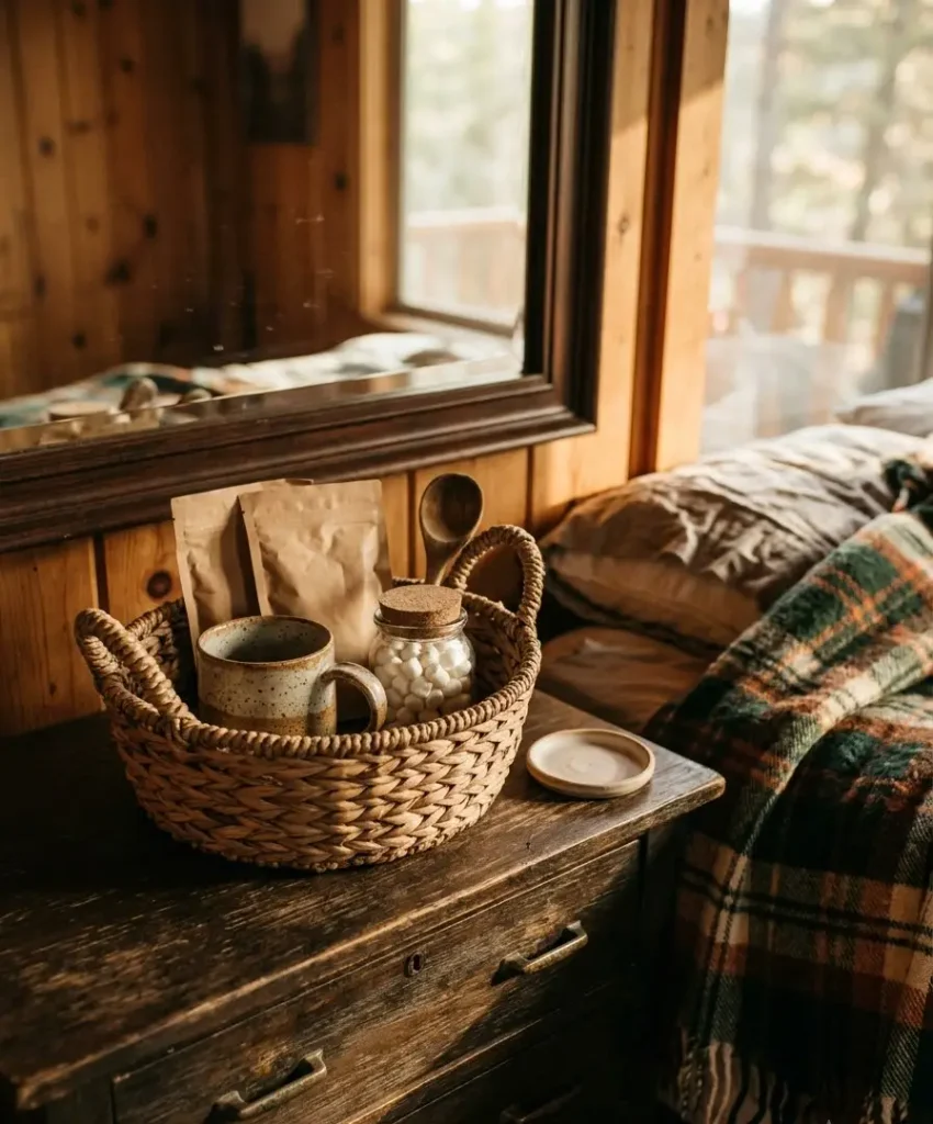 bedtime hot cocoa basket