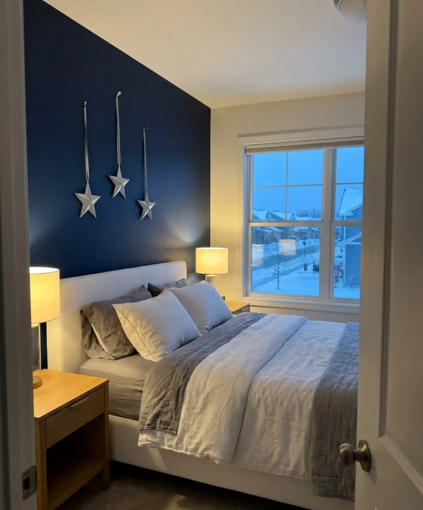 blue works for a Christmas