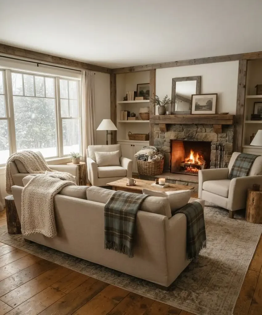chunky knit throw on every seat
