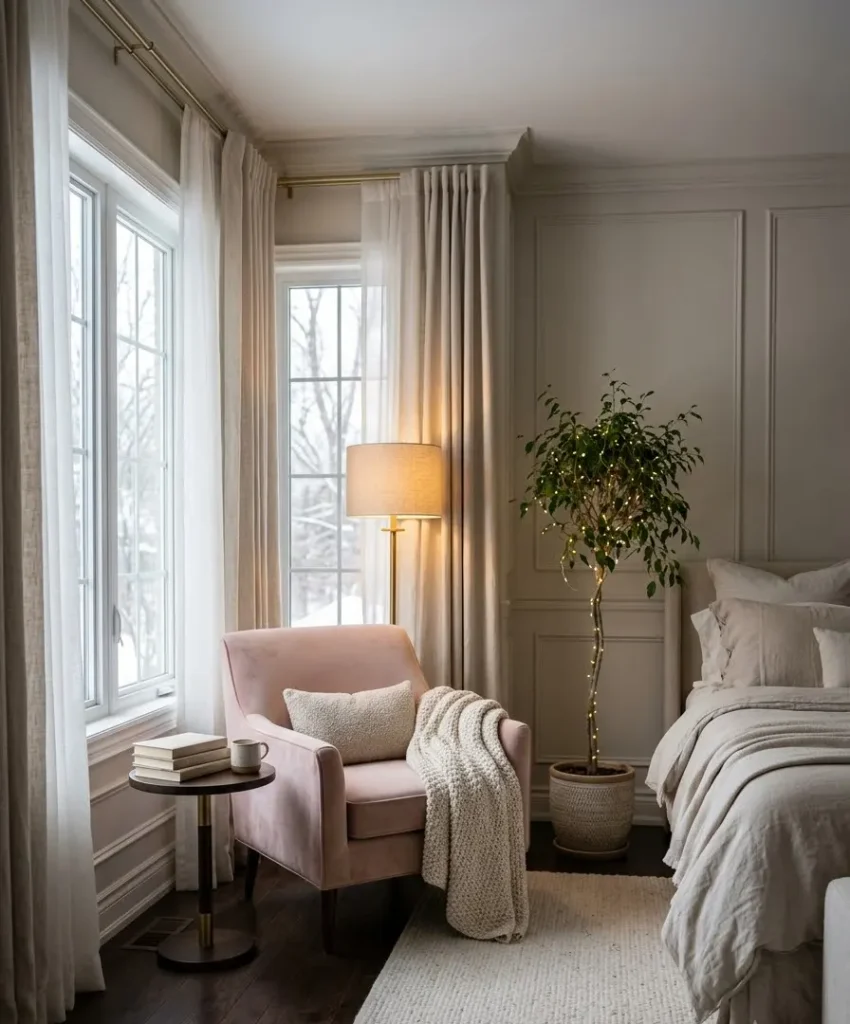 cozy reading corner
