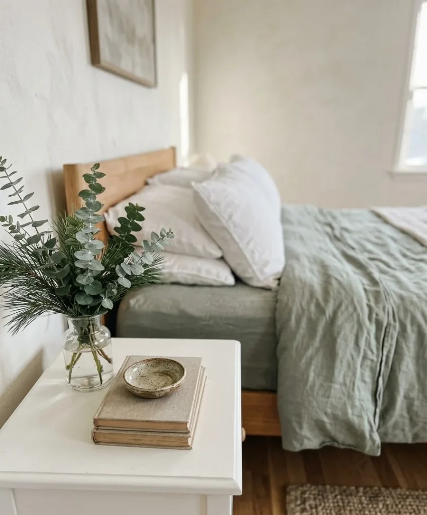 fresh eucalyptus and pine