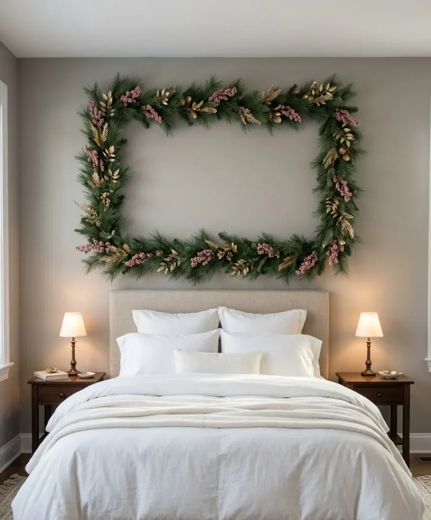 gallery wall of holiday prints